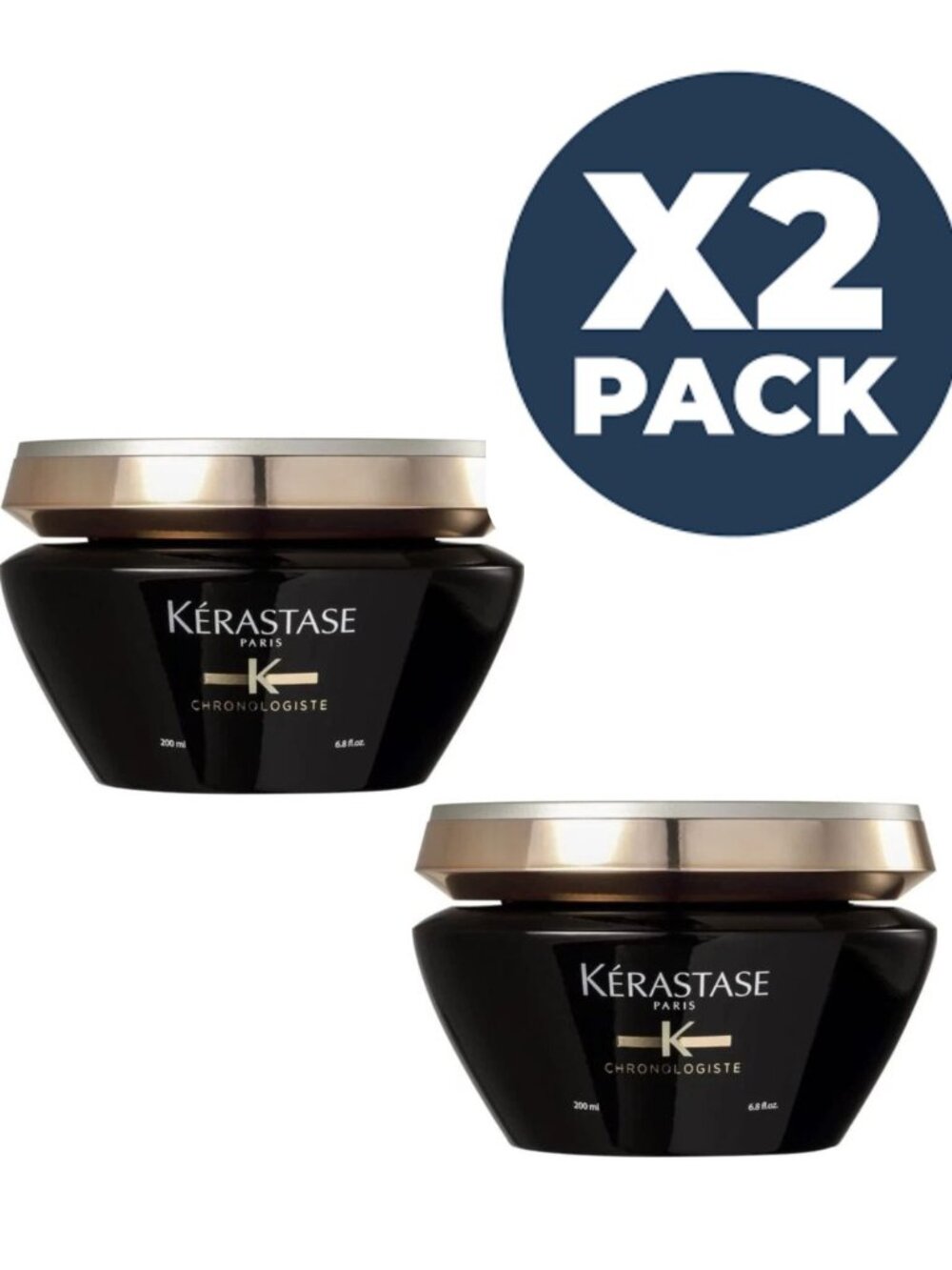 Kérastase Chronologiste Hair Mask 6.8oz – Anti-Aging Care (pack of 2)